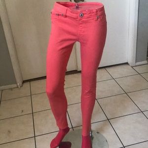 Coral jeans